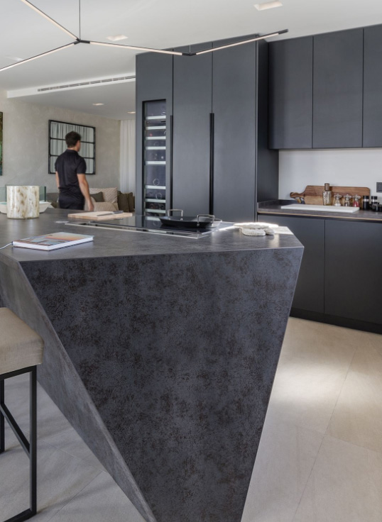 neolith iron grey